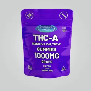 THCA Gummies - Nano Grape THC-A Gummies 1000mg