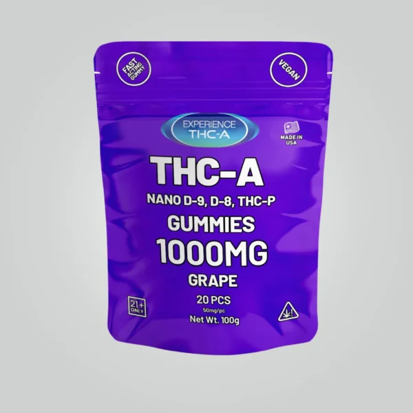 THCA Gummies - Nano Grape THC-A Gummies 1000mg