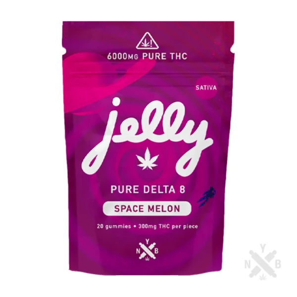 Delta 8 Gummies UK - Jelly 6000mg Delta 8 Gummies - Space Melon